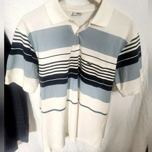 Lacoste Striped Stretch Cotton Polo